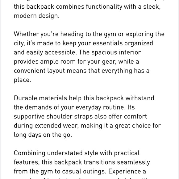 Adidas excel 7 Light Pink Backpack never used - Picture 7 of 7